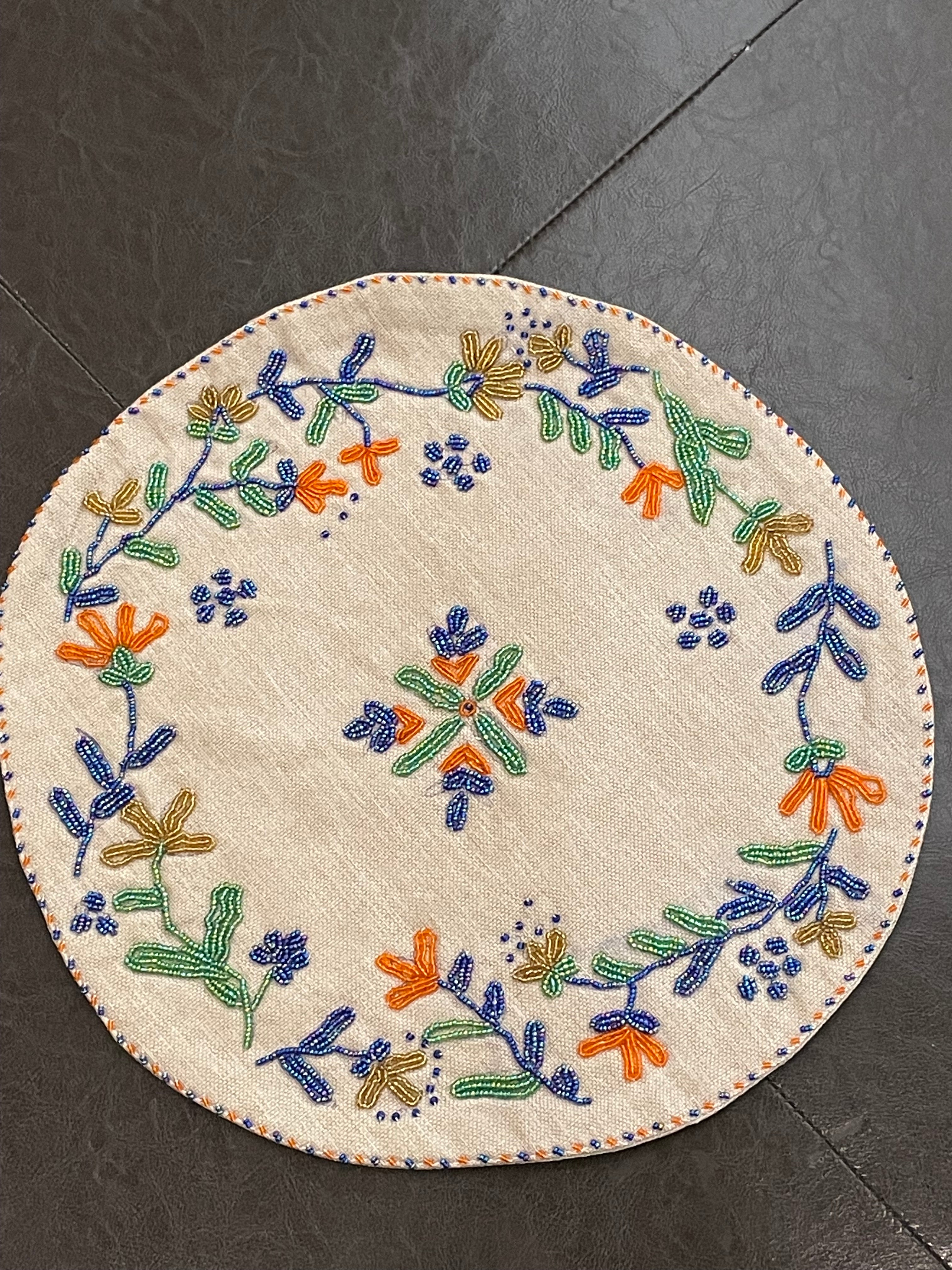 Hand- embroidered placemats (please look at options carefully)