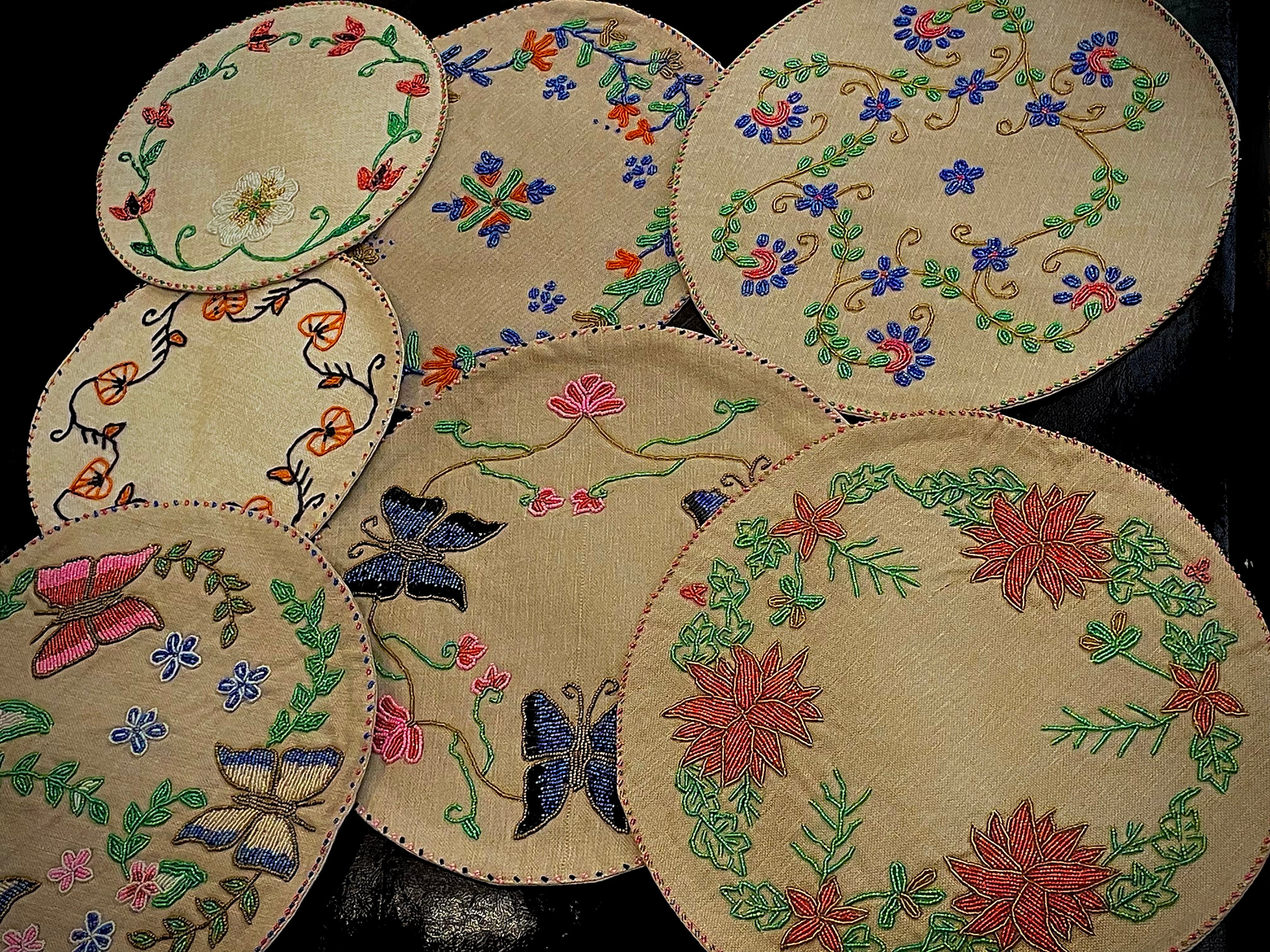 Hand- embroidered placemats (please look at options carefully)
