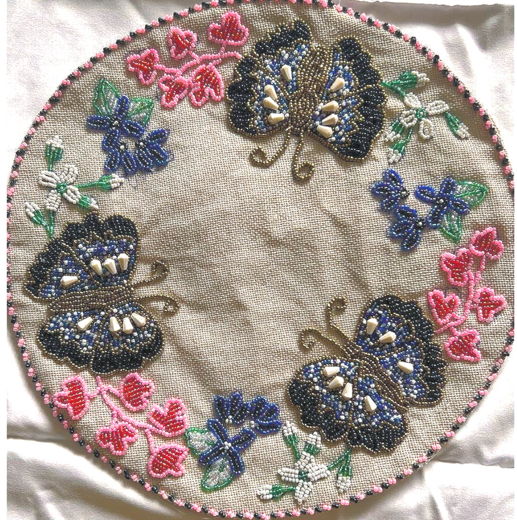 SMALL hand-beaded placemats